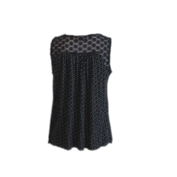 LOFT Sleeveless Crochet Top - Picture 2 of 6